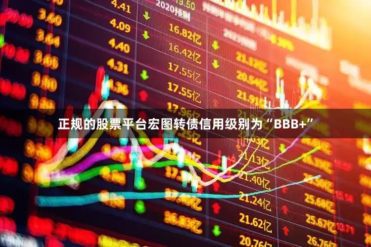 正规的股票平台宏图转债信用级别为“BBB+”